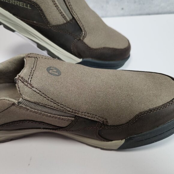 Merrell Mens Berner Shift Moc Slip-On Shoes Size 9 Boulder/Rocher - Picture 7 of 16